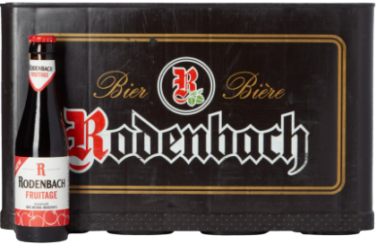 Rodenbach Fruitage krat met 24 flesjes van 25cl Rodenbach Fruitage krat met 24 flesjes van 25cl